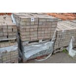 Two pallets of paving bricks