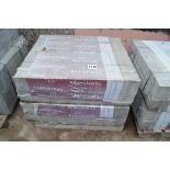 A quantity of concrete curbing