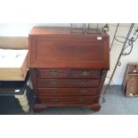 A mahogany bureau