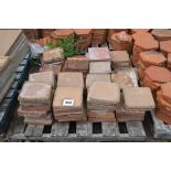A large quantity of concrete and terracotta floor