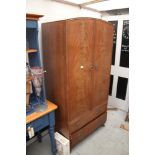 A mahogany wardrobe