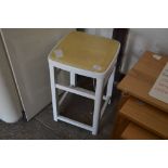 A retro kitchen stool