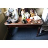 A 19th Century mahogany side table