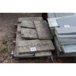 A quantity of concrete wall capping