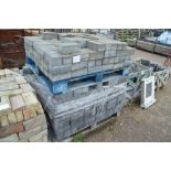 A large quantity of concrete paviers