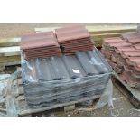 A quantity of concrete tiles