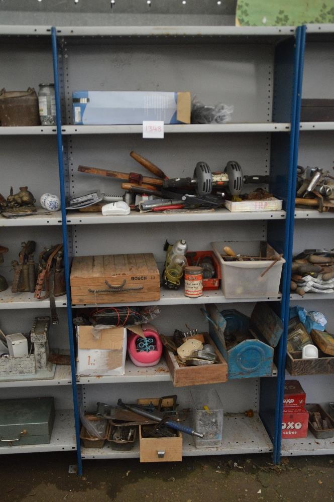 A quantity of tools, toolboxes, drill bits etc.