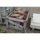 A crate of French roof tiles