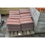 A quantity of concrete tiles