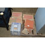 A quantity of Ruabon red tiles and quarry tiles, a