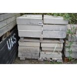 Two pallets of sandstone edging