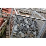 A large stillage of granite blocks