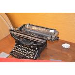 An old Underwood standard typewriter