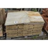 A pallet of various slabs