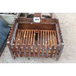 A fire grate, approx. 57cm x 46cm