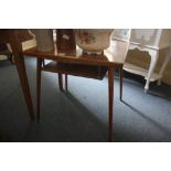 A retro two tier occasional table