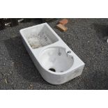 A large industrial size sink