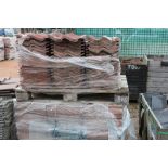 Two pallets of concrete tiles