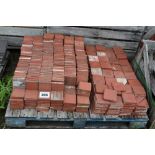 A quantity of small re-claimed floor tiles, approx