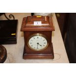 Jays mahogany cased mantel clock