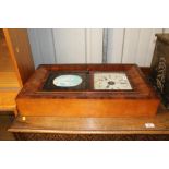 A 19th Century American rosewood cased wall clock