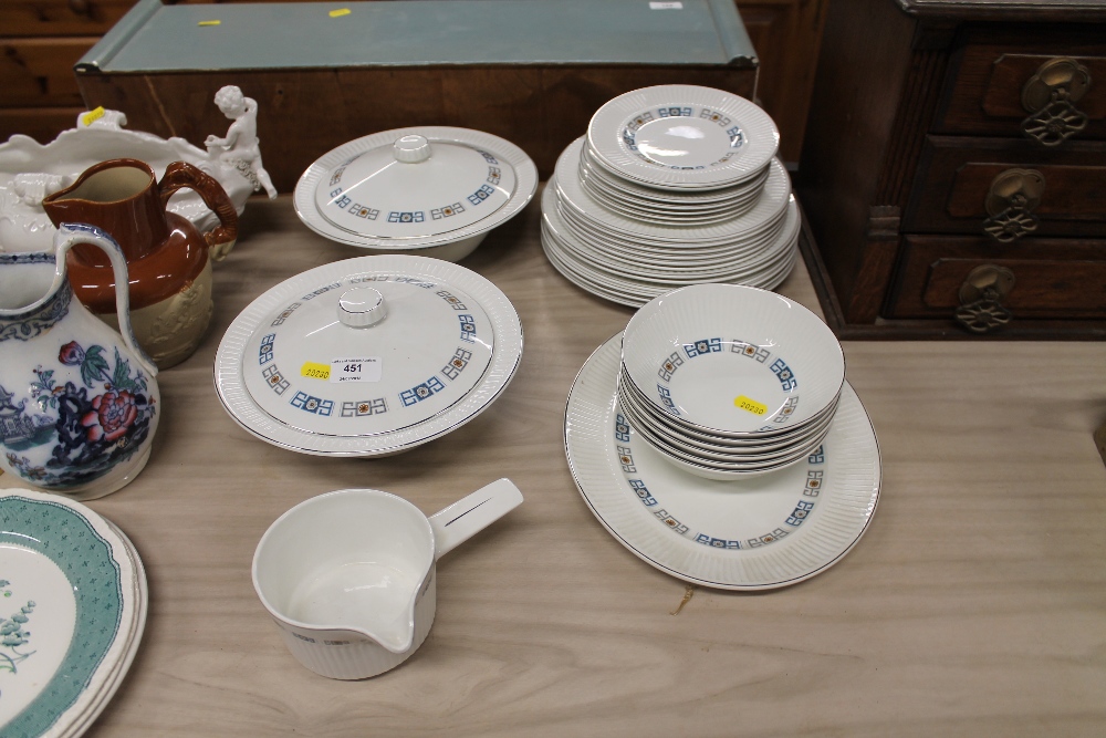 A quantity of Johnson Bros. ironstone dinnerware