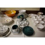 A quantity of Denby "Greenwheat" dinnerware