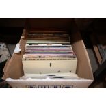 A box containing approx. 98 assorted LP's