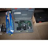 Two Bosch cordless drills in fitted case