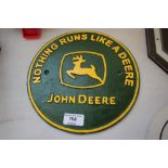 A reproduction John Deere sign (107)