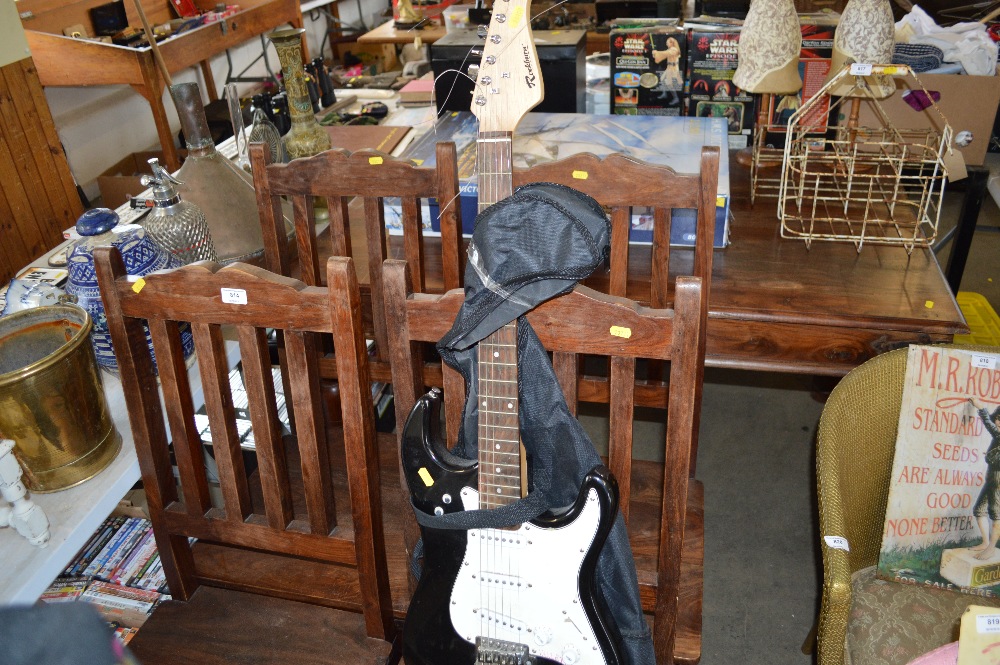 A Rockburn electric guitar