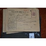 Four War Ration books