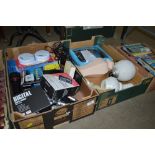 Two boxes of sundry items