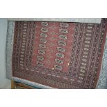 An approx. 6' x 4'3" Eastern patterned rug