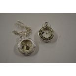 Two modern pocket watches