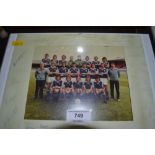An Ipswich Town photographic line up print