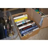 A box of various novels