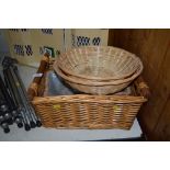 A quantity of basket ware