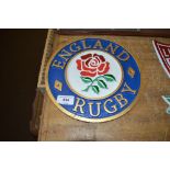 A reproduction England Rugby plaque (146)