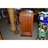 A Victorian mahogany pot cupboard