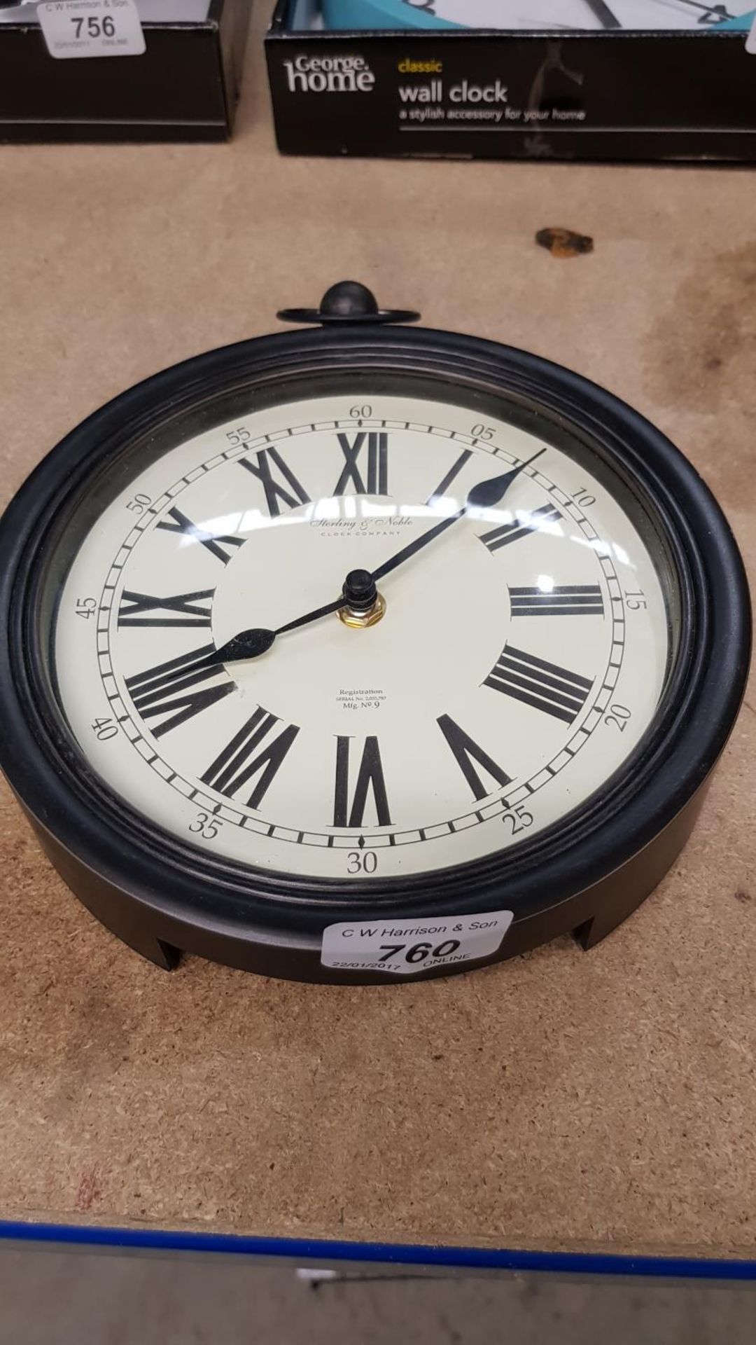 Small Traditional wall Clock