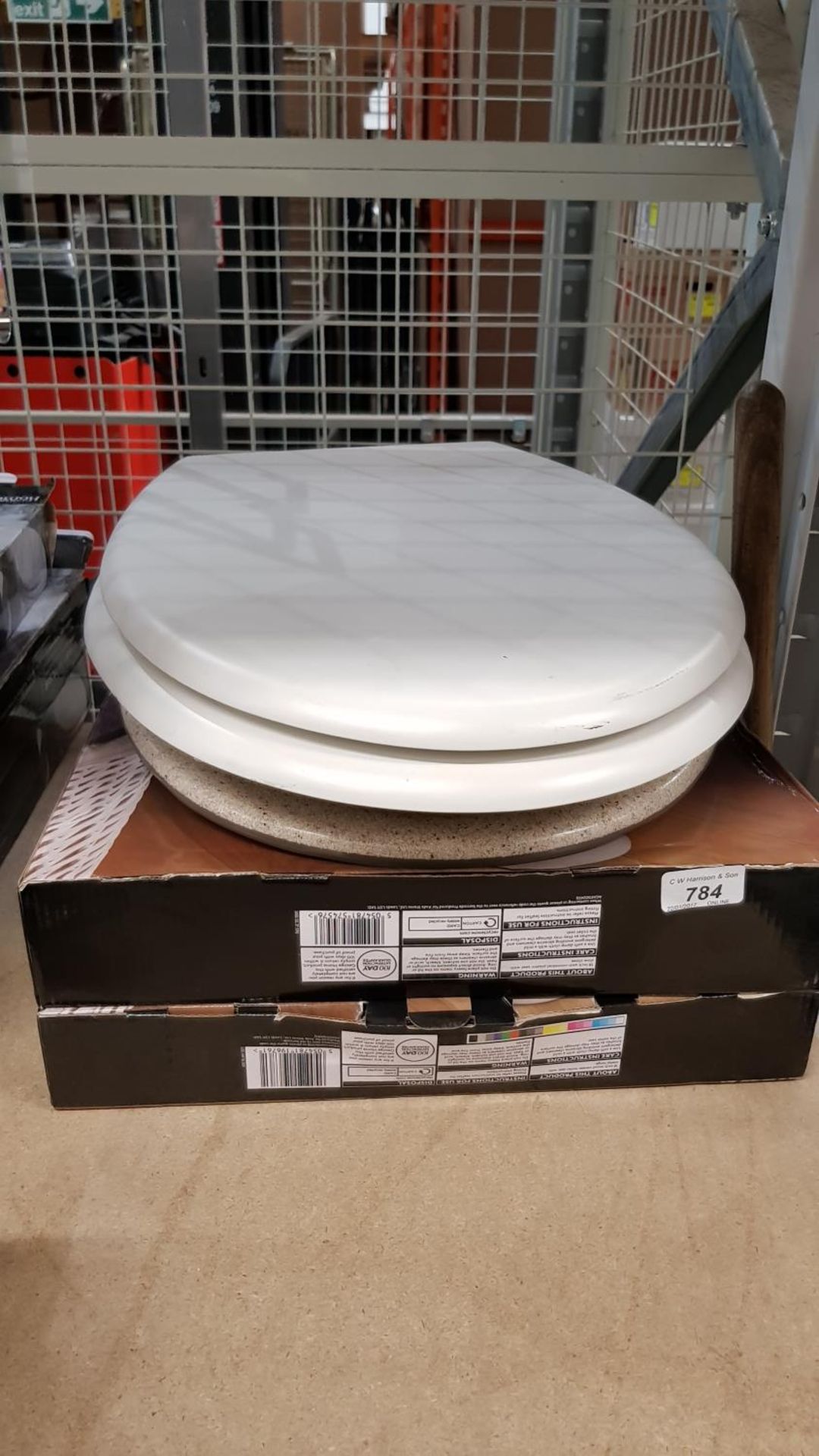 (4x) mixed toilet seats