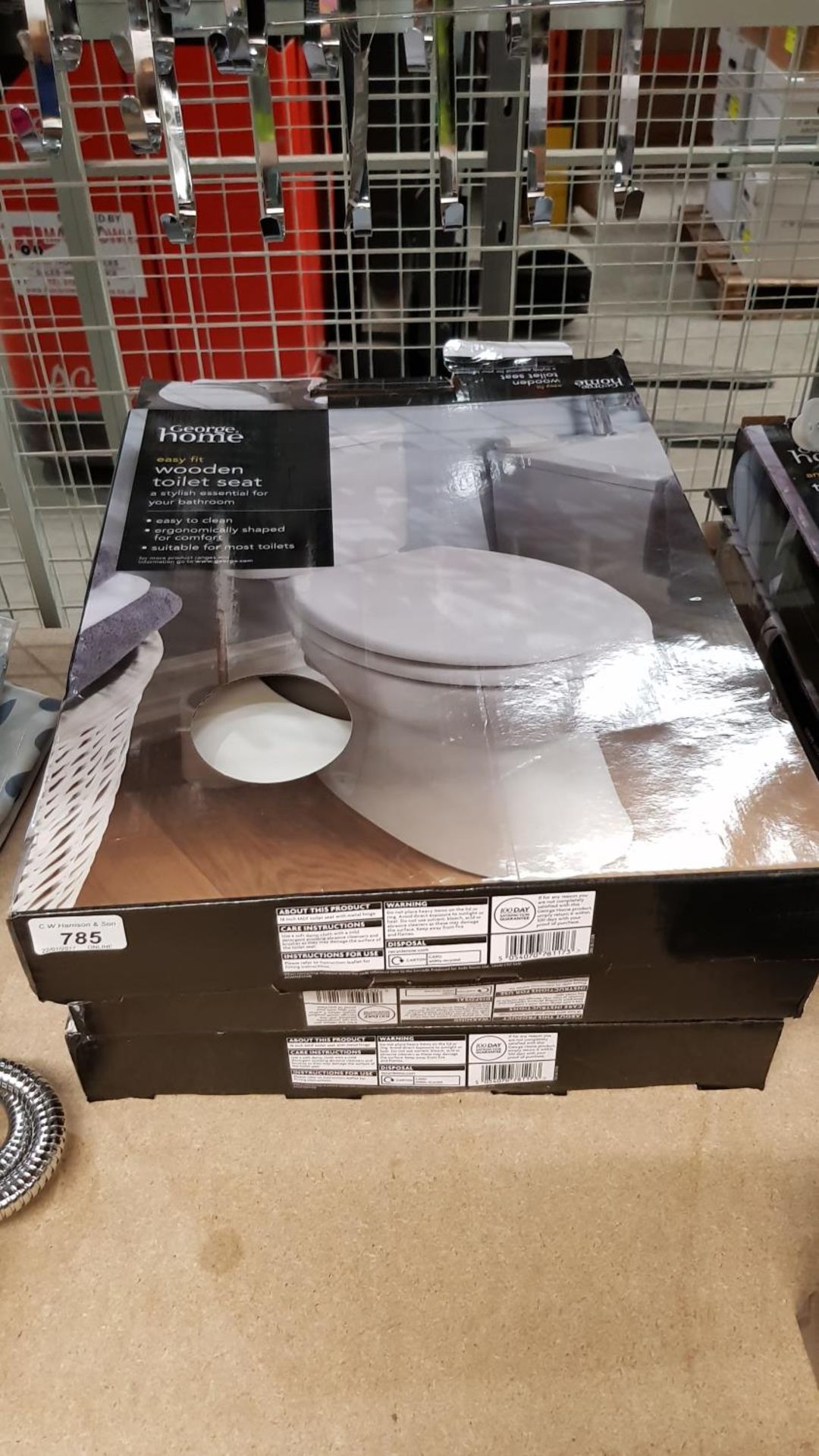 (3x) mixed toilet seats