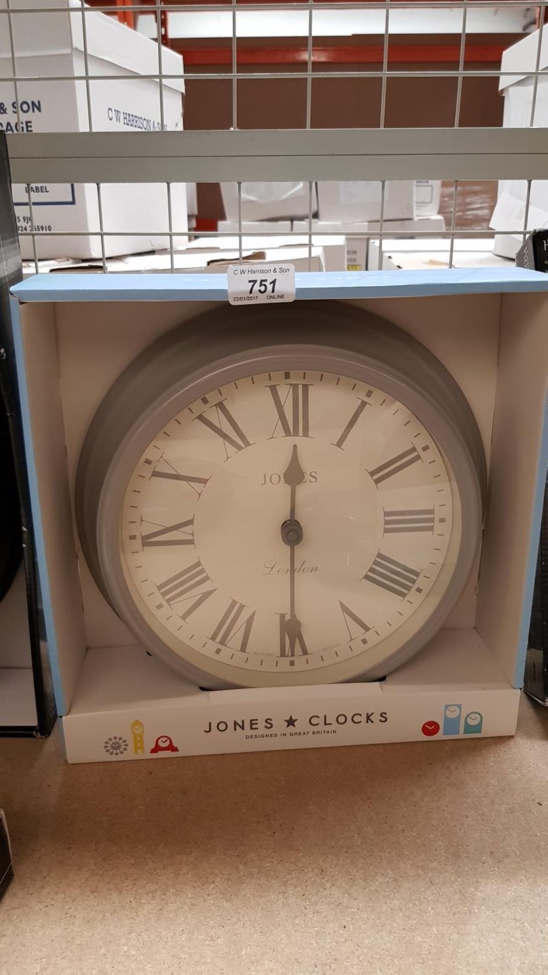 Jones Classic Wall Clock