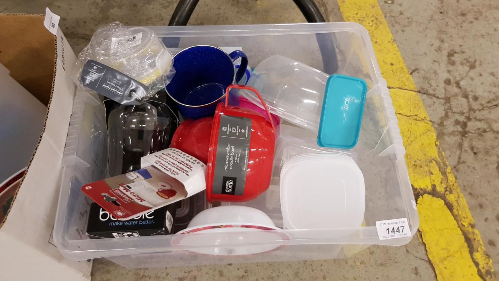 Contents of Box – Mixed Plastic goods