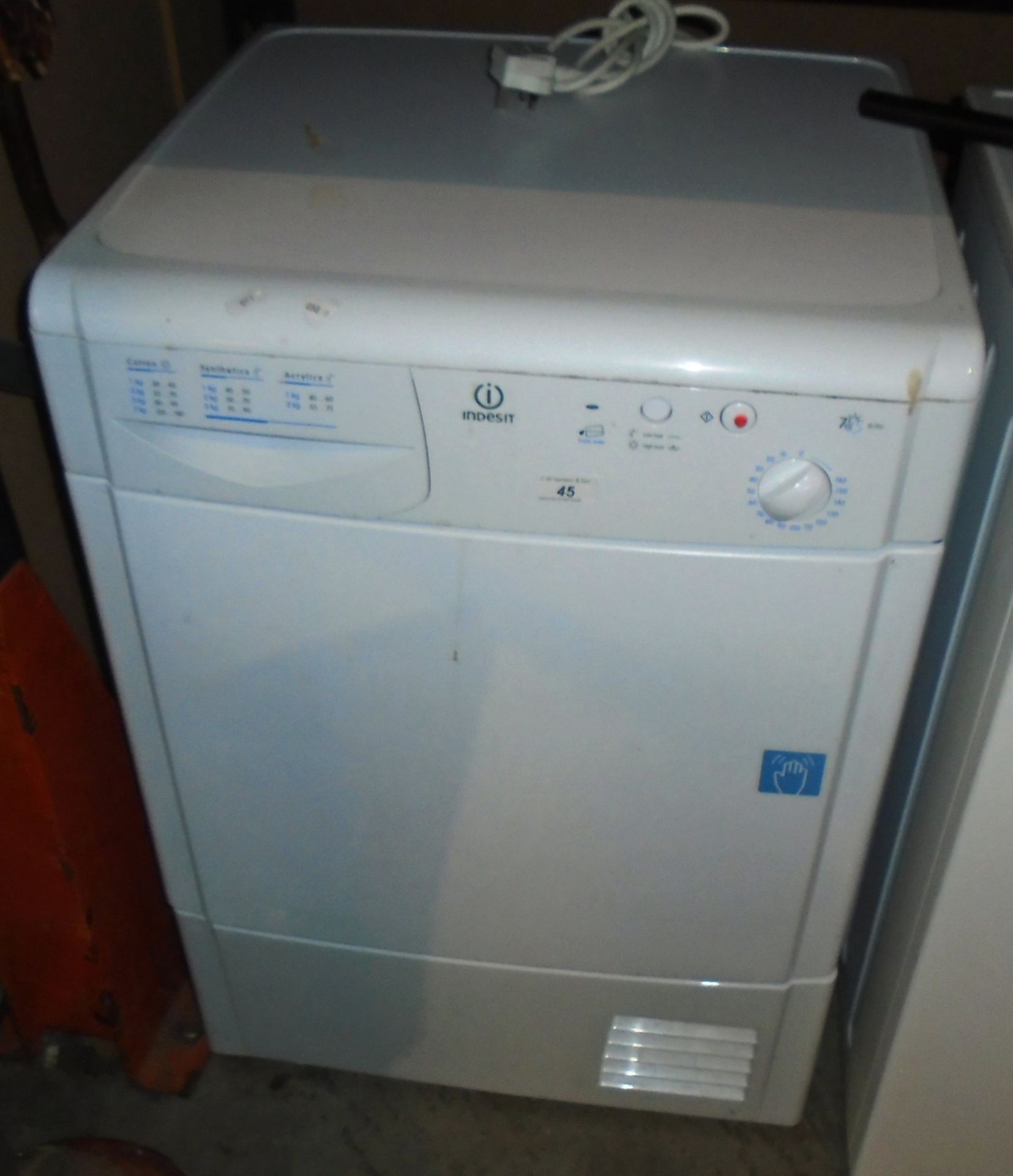 An Indesit 1570C condenser dryer