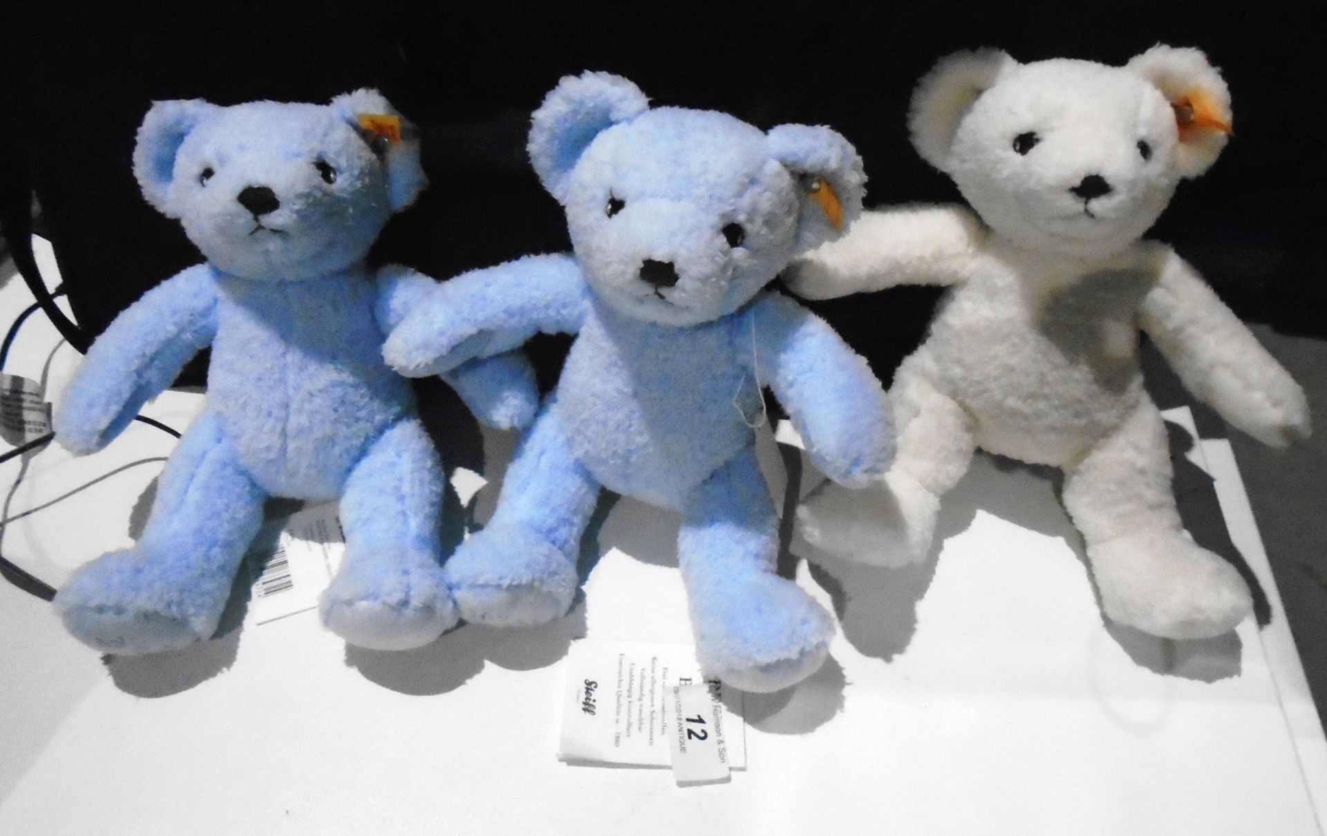 3 x My First Teddy's soft bears by Steiff original RRP £36 each