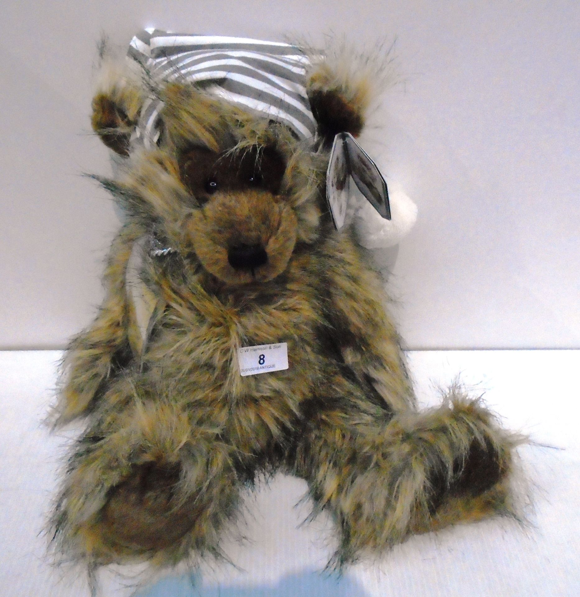 A Silver Tag Bear by Suki ""James the Bear"" item no.