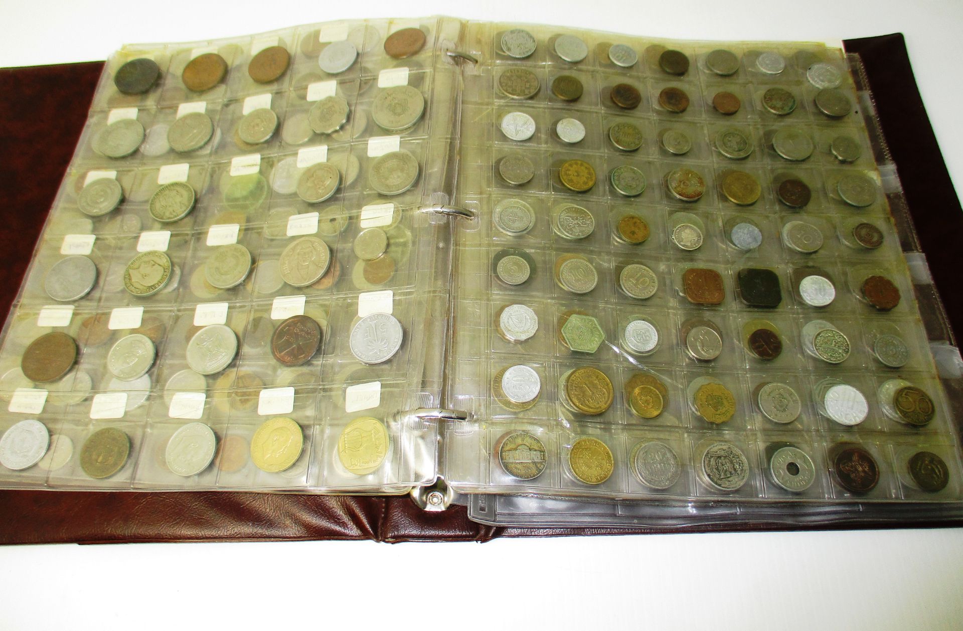 Coin album of over 460 world and UK coins, 19th Century onwards,