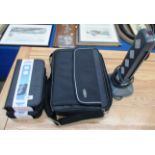 6 x items - Antler laptop bag, 240v adaptor unit,